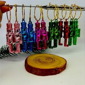 Rainbow of Nutcracker Earrings #nutcrackerearrings #rainbowofnutcrackers